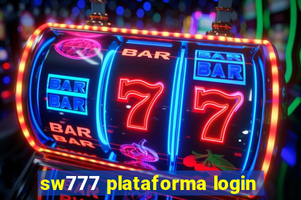 sw777 plataforma login